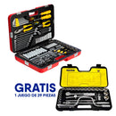 JUEGO 150 HERRAMIENTAS MECANICAS RACING, COPAS, LLAVES, ALICATES, ADAPTADORES, GRATIS JUEGO DE COPAS MM 86-504. STANLEY