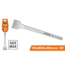 CINCEL PLANO SDS MAX 2 X 23-5/8 PLG. HOJA ANGULADA A 10 GRADOS. RICOTA.