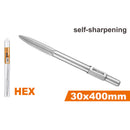 CINCEL PUNTA AUTOFILABLE ENCASTRE HEX 30 MM X 15-3/4 PLG. PARA CINCELADO EN CONCRETO. RICOTA.