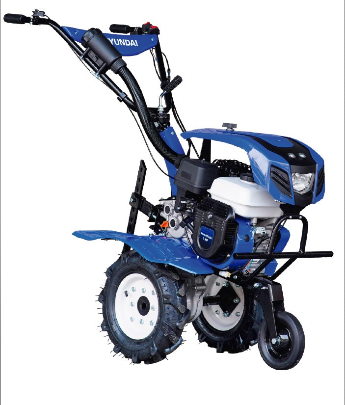 MOTOCULTOR DE GASOLINA, 7 HP, 3 VELOCIDADES, INCLUYE CULTIVADOR, CON PROTECTOR DE MOTOR Y LAMPARA, HYUNDAI, RAM750XT