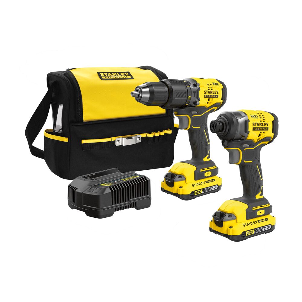 Combo barreno percutor y atornillador de impacto, Stanley, SBDI461D2S-B3