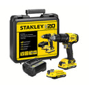 BARRENO PERCUTOR INALAMBRICO, 20V, MANDRIL 1/2. STANLEY