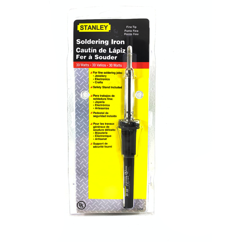 SOLDADORA MANUAL TIPO CAUTIN DE 30 WATTS, STANLEY, SI30