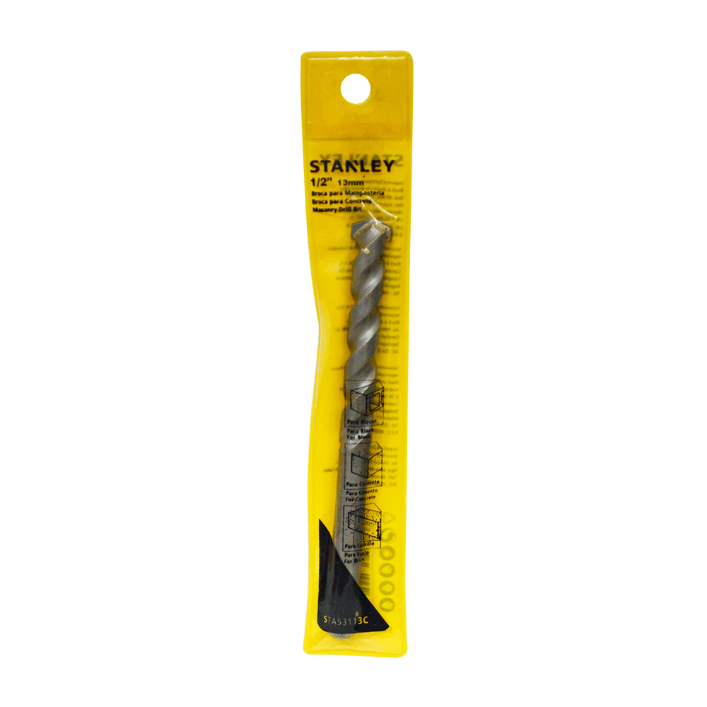 BROCA PARA CONCRETO DE 1/2PULG, STA53113C, STANLEY