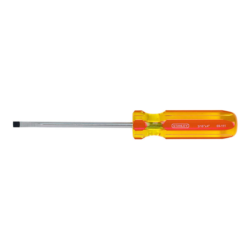 Desarmador de gabinete pro plano, 3/16 plgs x 4 plgs, Stanley, stht69111, STHT69111