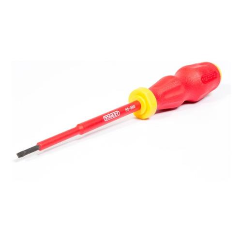 Desarmador plano, 1/8 plgs x4 plgs, aislado, 1000v, Stanley,stmt60163-la, STMT60163-LA
