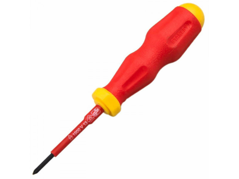 Desarmador phillips #0 x 2-2/5 plgs, aislado, 1000v, Stanley, stmt60168-la, STMT60168-LA