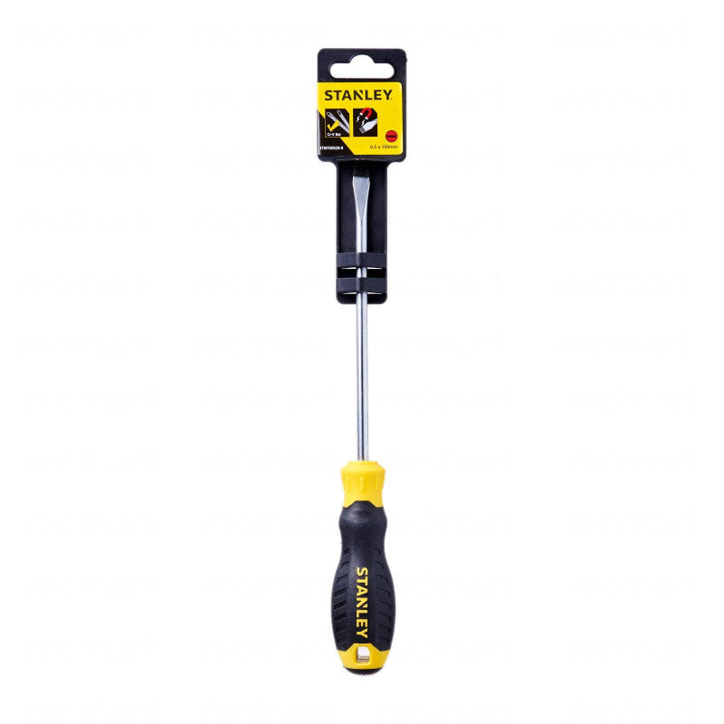 Desarmador plano, 1/4 plgs x6 plgs, a granel, Cushion grip, Stanley, stmt60828-840b, STMT60828-840B