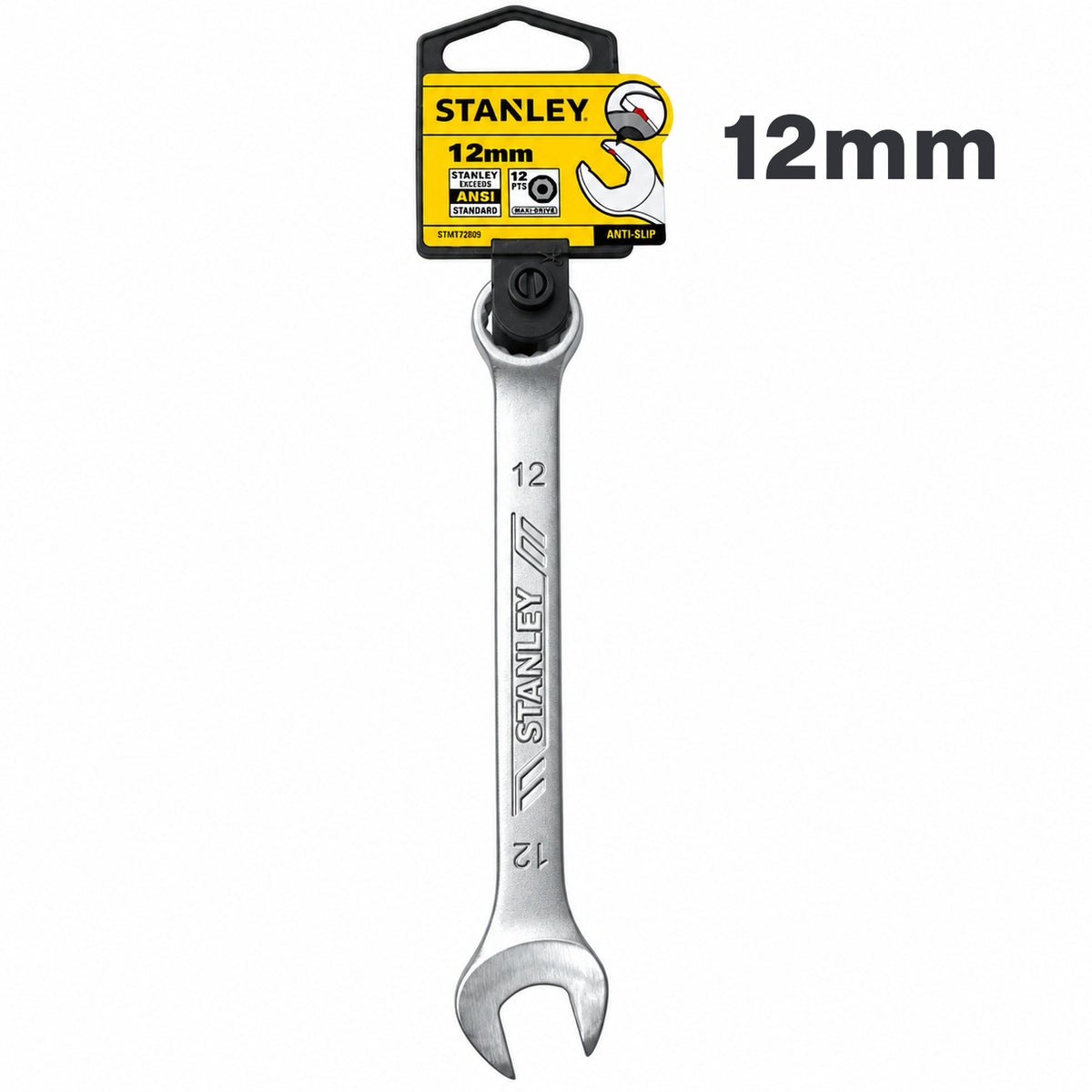 Llave cola corona de 12 mm, boca antideslizante, Stanley, STMT72809