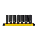 JUEGO COPAS DE IMPACTO DE 7 PIEZAS, RAIZ 1/2 PLG, MILIMETRICAS, STANLEY, STMT74737CCT
