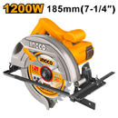 Sierra circular eléctrica 7 1/4 plgs, Ingco, UCS18578