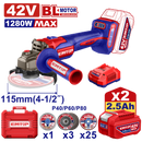 Esmeriladora inalámbrica de 42 voltios, Emtop, ULAG4128112