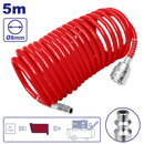 MANGUERA PARA COMPRESOR EXPANDIBLE CON CONECTORES LARGO 5 METROS. EMTOP