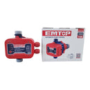 CONTROL AUTOMATICO PARA BOMBA DE AGUA, 10bar, 145psi, MOTOR DE 750 WATSS, 10 AMPERIOS. MARCA EMTOP, ULAPC1001