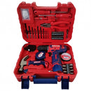 KIT DE BARRENO INALAMBRICO DE 12 VOLTIOS, 88 PIEZAS, EMTOP