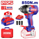 Llave de impacto inalámbrica de 1/2 plg, 850 NM, 20 voltios, ULCIWL2085, Emtop