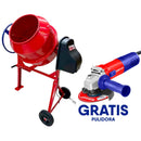 Concretera eléctrica de medio saco, Emtop, ulcmx18011-OF1, CON ESMERILADORA GRATIS