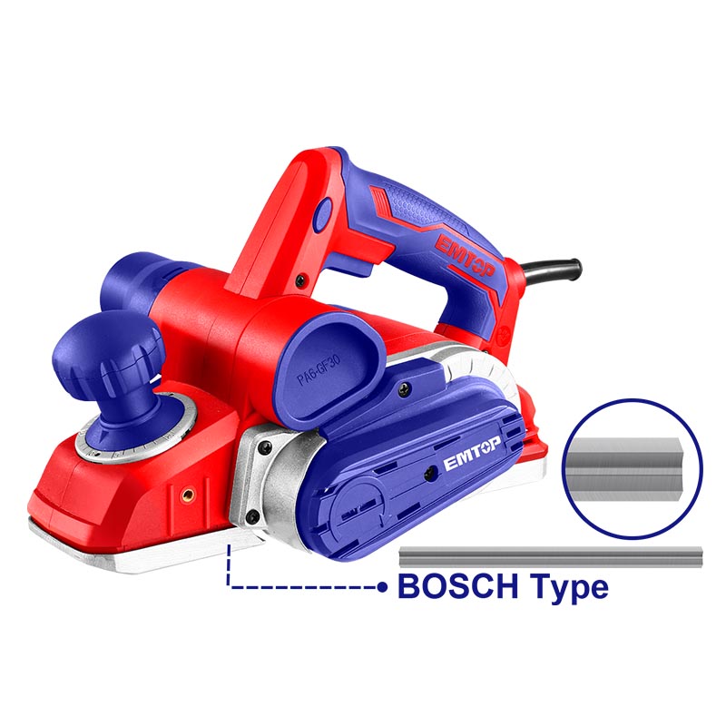 CEPILLO ELÉCTRICO DE 3 1/4", 1050 WATTS, 1600 RPM, 110-120V-60Hz, ULECR1051, EMTOP