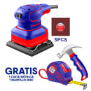 LIJADORA DE PALMA, 1/4 DE HOJA, ORBITAL, 240 WATTS, MAS MARTILLO 8 ONZ Y FLEXOMETRO DE 3 METROS. MARCA EMTOP