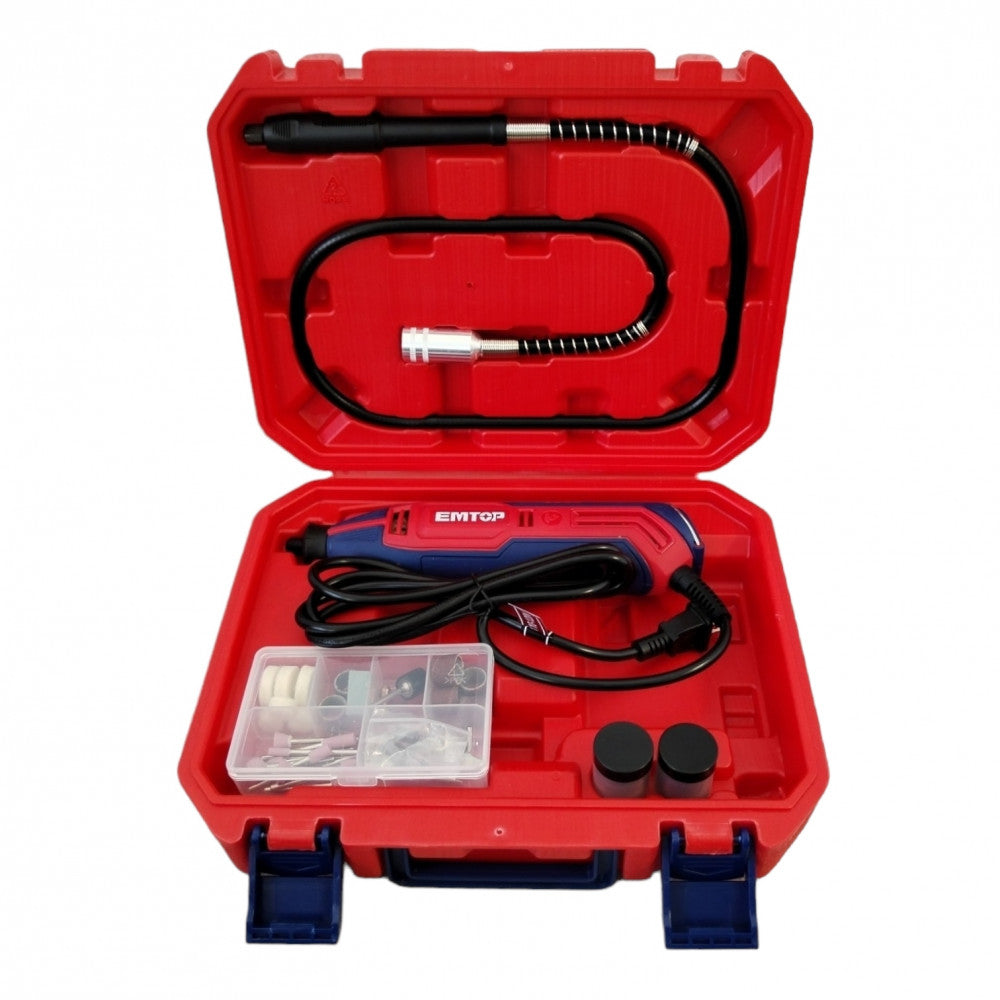 Roto tool eléctrico, 129 accesorios, EMTOP, ULMGK1301