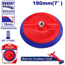 PAD CON VELCRO 7 PLG, MATERIAL PP, ROSCA 5/8. EMTOP.