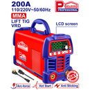 Soldadora inverter de 200 amperios, industrial, Emtop, ULWDEM20611