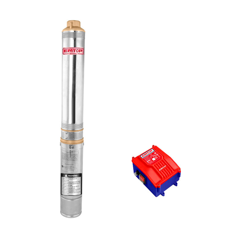 Bomba de agua sumergible de 2 HP, EMTOP, ULWPPD15001-OF