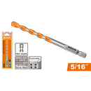 BROCA PARA CONCRETO 5/16 PLG. VASTAGO HEXAGONAL 1/4 PLG. PUNTA AFILADA DE ALTA EFICIENCIA. RICOTA.