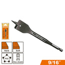 BROCA PALETA PARA MADERA 9/16 PLG, DOBLE FILO DE CORTE, RICOTA.