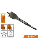 BROCA PALETA PARA MADERA 1-1/4 PLG, DOBLE FILO DE CORTE, RICOTA.
