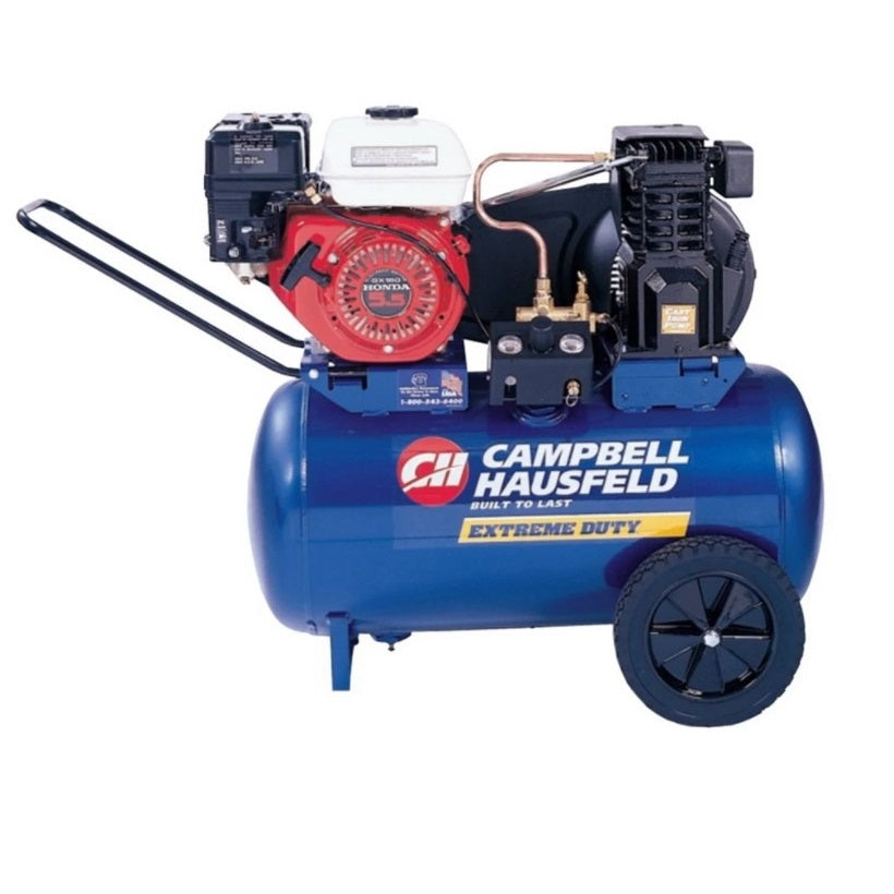 COMPRESOR 20 GALONES GASOLINA, 5.5 HP, 90 PSI, 120 Voltios, VT6171, CAMPBELL HAUSFELD