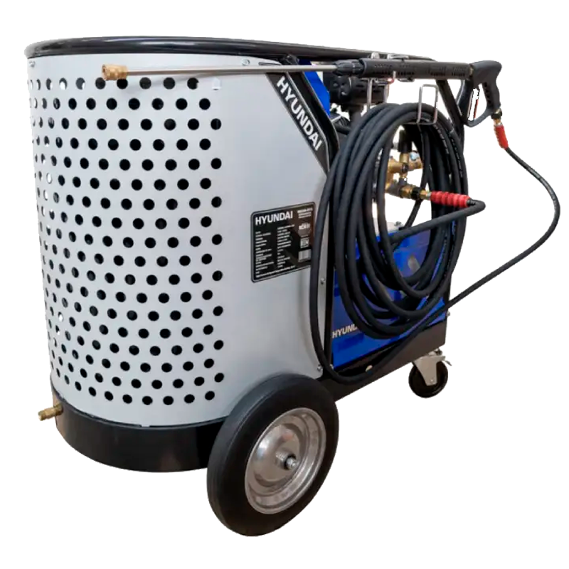 Hidrolavadora profesional para agua caliente con motor a gasolina, 15.3 Hp en marca HYUNDAI, VULKAN-HY15