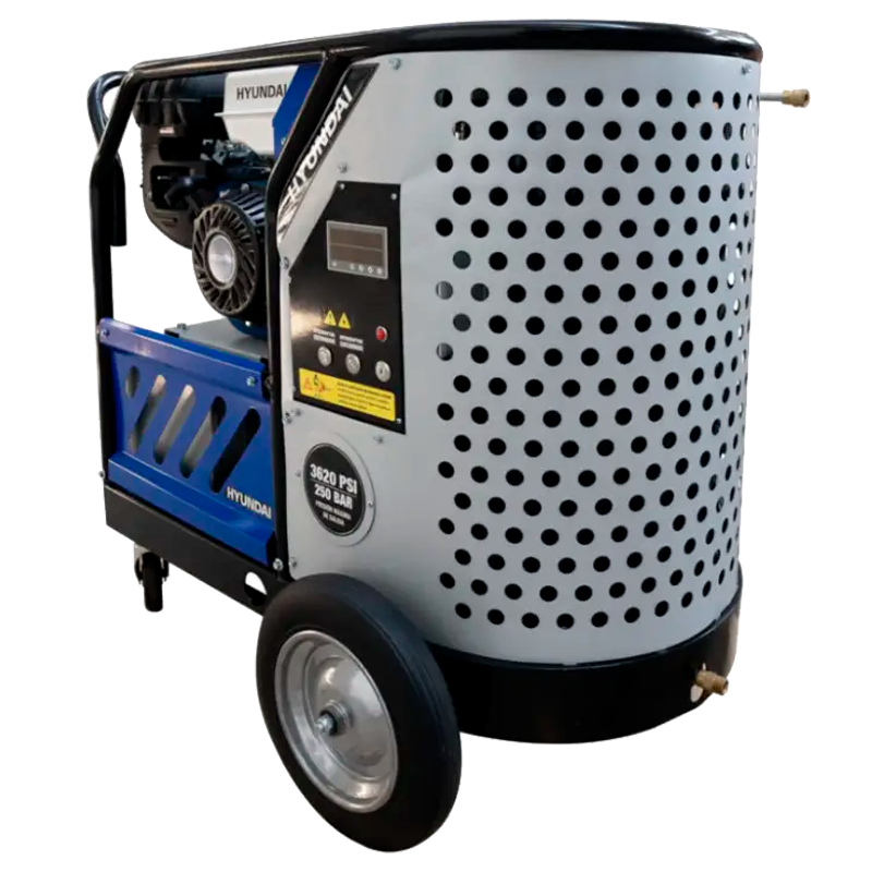 Hidrolavadora profesional para agua caliente con motor a gasolina, 15.3 Hp en marca HYUNDAI, VULKAN-HY15