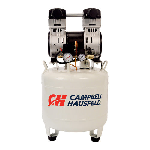COMPRESOR DENTAL, DE 10 GALONES,NO USA ACEITE,SILENCIOSO, 5.5 CFM A 40PSI, 4.5 CFM A 90PSI.MARCA CAMPBELL HAUSFELD, WTS115802