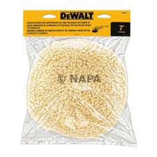 MOPA/BONETE/FELPA, CON VELCRO, PARA PULIR, 7 PULG, INCLUYE RESPALDO. MARCA DEWALT, DW4985CL