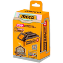 Batería de lithium de 5.0 amperios de 20 Voltios en marca INGCO, FBLI20031