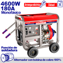 Soldador generador diesel de 4500 watts, Emtop, ULDGR4618011