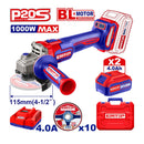 Esmeriladora inalámbrica de 4 1/2, Emtop, ULAG271532