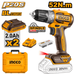 Atornllador inalambrico 2 voltios, Ingco, UCDLI20453