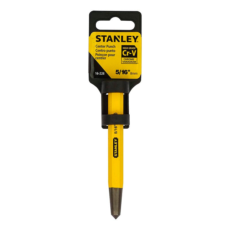 CENTRO PUNTO 5/16 X 4-1/2 PULG DE LARGO. MARCA STANLEY