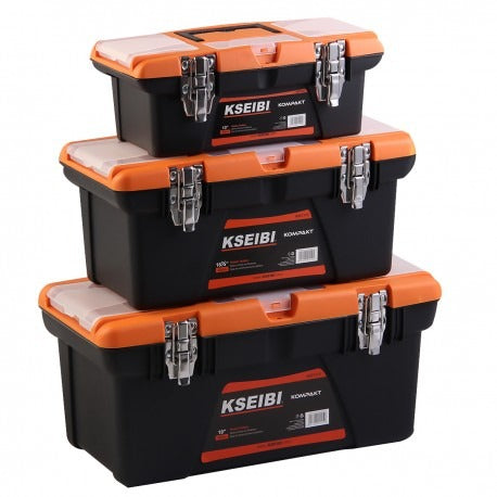 JUEGO DE CAJAS PARA ALMACENAR CON BROCHE METALICO, 221125.0, KSEIBI