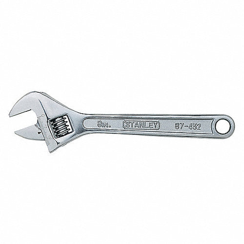 Llave ajustable de 8 pulgadas, Cromada, Stanley, 87-432la, 87-432LA