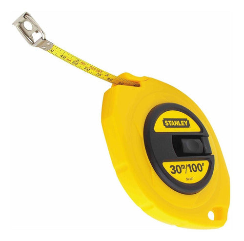 Cinta métrica de 30 metros x 3/8 plgs, Stanley, 34-107s, 34-107S