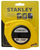 Cinta métrica de 30 metros x 3/8 plgs, Stanley, 34-107s