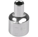 Copa de 6 lados de 1/4 plgs, raíz 1/2 plgs, Stanley, 4-86-384