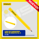 LAPIZ DE CARPINTERO, MINA DE GRAFITO No. 2. MARCA STANLEY
