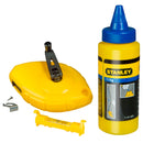 KIT DE TIRALINEAS, NIVEL DE LINEA, Y BOTE DE TIZA AZUL DE 4 ONZAS, 47-443, STANLEY