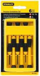 Juego de 6 desarmadores de precisión, 66-052, Stanley