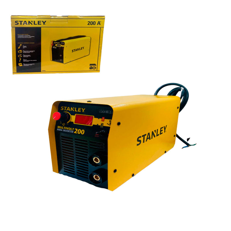 SOLDADORA DE 200 AMPERIOS, MULTIVOLT, STANLEY, 67876-B3