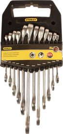 Juego de 12 llaves cola corona, milimétricas, Stanley, 71-607